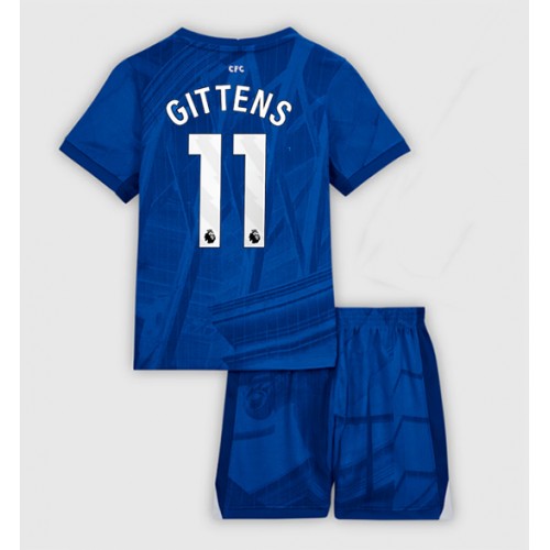 Chelsea Jamie Gittens #11 Hemmaställ Barn 2025-26 Kortärmad (+ Korta byxor) Chelsea Jamie Gittens #11 Hemmaställ Barn 2025-26 Kortärmad (+ Korta byxor)